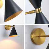 400MM Gold Black Up Down Wall Light Metal - Gold Warm White Brand: CITRA