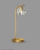 Desk Table Lamp with Sturdy Glass Shade Gold Base for Home and Office Use - Warm White - Ashish Electrical India