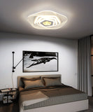 550 MM Pentagon Modern LED Chandelier Ceiling Light for Dining Living Room Lamp - Warm White