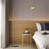 Huge Arc FLOOR LAMP LIVING ROOM STANDING LAMP - Gold