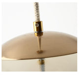 1 Light LED Glass Cognac Gold Pendant Lamp Ceiling Light - Warm White - Ashish Electrical India