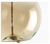 1 Light LED Glass Cognac Gold Pendant Lamp Ceiling Light - Warm White - Ashish Electrical India