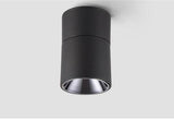 12W 360 Degree Adjustable Led Wall Light Black Body - Warm White Light