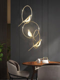led 1-Light Bird Gold Hanging Pendant Ceiling Light - Warm White - Ashish Electrical India