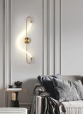 800MM LED Gold Long Acrylic Tube Wall Light - Natural White - Ashish Electrical India