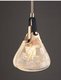 led 1-Light Bundle Gold Black Crystal Hanging Pendant Ceiling Light - Warm White
