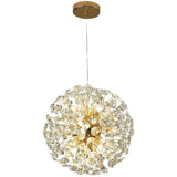 500MM Gold Crystal Ball Pendant Chandelier Ceiling Lights Hanging - Warm White - Ashish Electrical India