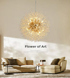 500MM Gold Ball Pendant Chandelier Ceiling Lights Hanging - Warm White - Ashish Electrical India