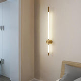 900 MM LED Gold Long Tube Acrylic Wall Light - Warm White - Ashish Electrical India