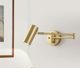 Led Gold Long Arm Adjustable Wall Light- Warm White