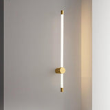 900 MM LED Gold Long Tube Acrylic Wall Light - Warm White