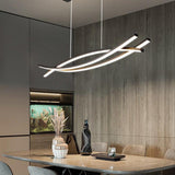 Black Body Modern LED Chandelier Light Hanging Lamp - Warm White - Ashish Electrical India