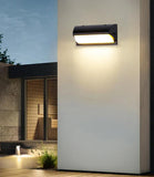 LED Outdoor Lamp Modern Wall Sconce Light Rectangular Waterproof Acrylic Wall Light (Warm White) - Ashish Electrical India