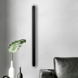 20W 600MM Modern Black Long LED Wall Lamp for Bedside Bathroom Mirror Light- Warm White