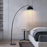 Hube Arc  Floor LAMP E 26/27 Living Room Standing LAMP Bedroom Floor Light for Home Lighting Floor Stand LAMP - Black