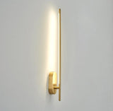 600 MM LED Gold Electroplated Long Tube Acrylic Wall Light - Warm White - Ashish Electrical India