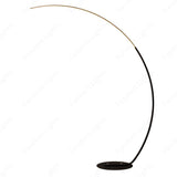 Led Black Arc Floor Standing lamp Living Room Light for Home Lighting Standing lamp -Warm White
