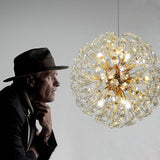 500MM Gold Crystal Ball Pendant Chandelier Ceiling Lights Hanging - Warm White - Ashish Electrical India