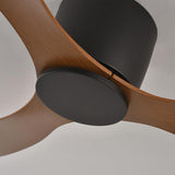 52 Inch 3 Blade Wind ceiling fan remote Controlled - Dark Wood - Ashish Electrical India