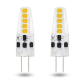 LED Bulb G4 Bi-Pin Base AC 220v  2W Halogen Replacement 3000K Warm White - Pack of 2 - bulb