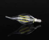 Vintage Candelabra LED Light Bulb E14 Base Warm White 3W Filament with 420 Lumen - 2 Packs - bulb