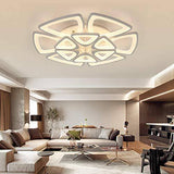 12 Light Triangle Modern LED Chandelier for Dining Living Room Office Hanging Suspension Lamp - Warm White - Chandelier