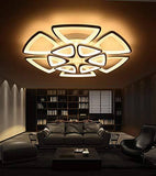 12 Light Triangle Modern LED Chandelier for Dining Living Room Office Hanging Suspension Lamp - Warm White - Chandelier