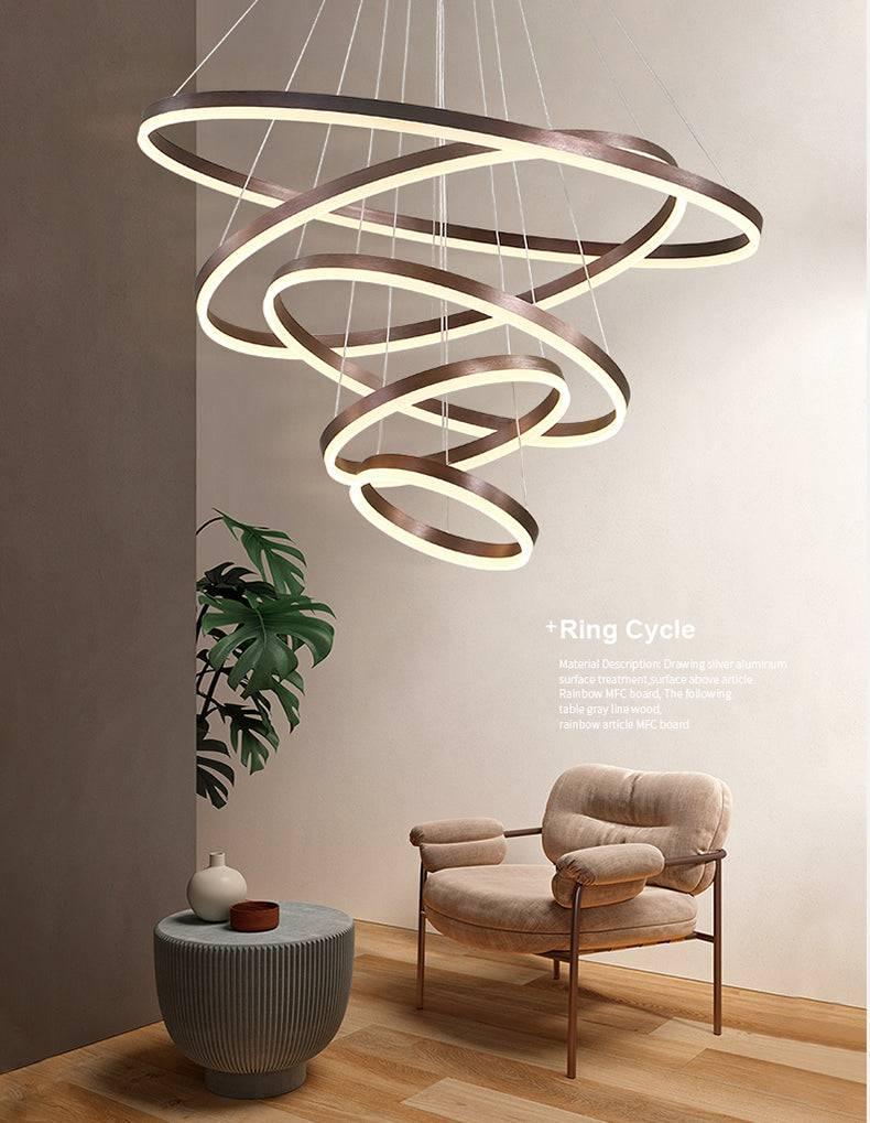 Round crystal halo chandelier modern luxury foyer wheel hanging Lights –  Dandelion Lighting