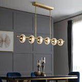 6 Light Electroplated Gold Metal Modern Chandelier Ceiling Light - Warm White - Chandelier