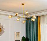 7 Light Totally Adjustable Chandelier Ceiling Lights Hanging - Warm White - Chandelier
