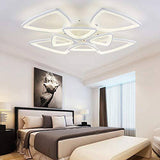 8 Light Triangle Modern LED Chandelier Ring for Dining Living Room Office Lamp - Warm White - Chandelier