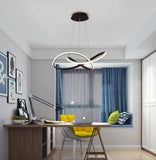 Black Body Modern LED Chandelier Pendant Light Hanging Lamp - Warm White - Chandelier