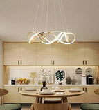 Gold Plated LED Pendant Light Chandelier Dining Room Kitchen Lighting Lamp Cord Pendant Lamp - Warm White - Chandelier