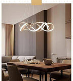 Gold Plated LED Pendant Light Chandelier Dining Room Kitchen Lighting Lamp Cord Pendant Lamp - Warm White - Chandelier