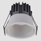 6W Led COB Trimless Round White Body Downlight Ceiling Light for Modern Architectural Homes and Offices (Pack of 2) - 3000K Warm White - Commercial Lighting