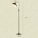Vintage Retro Floor lamp Living Room Light for Home Lighting Standing lamp - Chrome - Floor Lamp