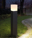 Led 600MM Grey Body Bollard Outdoor Garden Park Driveway Light - Warm White - Garden Light
