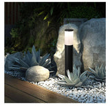 Led 600MM Grey Body Round Acrylic Bollard Outdoor Garden Park Driveway Light - Warm White - Garden Light