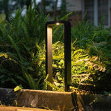 Led 650MM Black Body Bollard Outdoor Garden Park Driveway Light - Warm White - Garden Light