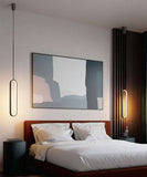 1 Light Modern LED Oval Black Pendant Lamp - Warm White - Pendant Lamp