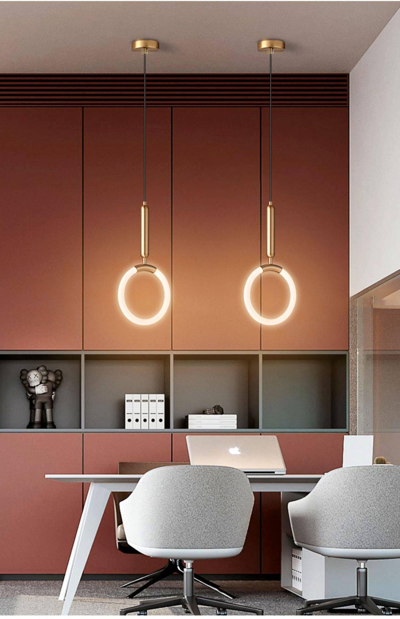 Guang Shuo Modern Chandelier LED Pendant Light,5 Rings Dimmable Adjustable  Hanging LED Chandelier for Dining Room, Modern Pendant Lighting Fixtures  with Remote Control for Living Room Kitchen - Amazon.com
