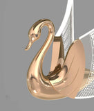 LED  Gold Swan Bedside Hanging Pendant Ceiling Lamp Light Fixture - Warm White - Pendant Lamp