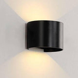 10W LED Wall Light Waterproof Wall Sconce Fixture up and Down Adjustable Beam Design for Outdoor Indoor Round M9243 (Warm White) - Wall Light