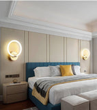 12W Golden Round Tube Modern LED Wall Lamp Bedside Light - Warm White - Wall Light