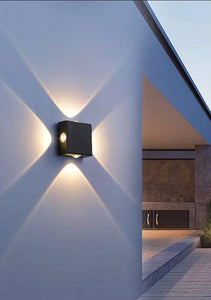 tre reagere lov 16 Watt LED Outdoor Wall UP Down Left Right Cube Light (Warm White) |  Ashish Electrical India