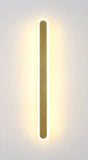 18W 600MM Modern Golden Long Gold LED Wall Lamp for Bedside Bathroom Mirror Light- Warm White - Wall Light