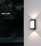 3 Light LED Outdoor Wall Gate Lamp Up and Down Wall Light Waterproof Acrylic (Warm White) Brand: CITRA - Wall Light