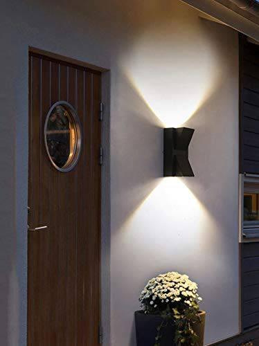 Specificitet hold grundlæggende 6W LED Outdoor Wall UP Down Light Fixture Lamp Black Finish - Warm White |  Ashish Electrical India