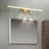 700MM 2 Spot Gold Long LED Pendant Wall Mirror Dining Living Room Office Lamp - Warm White - Wall Light
