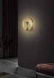 Black Golden Ring Creative Limited Edition Modern LED Wall Lamp Bedside Light - Warm White - Wall Light
